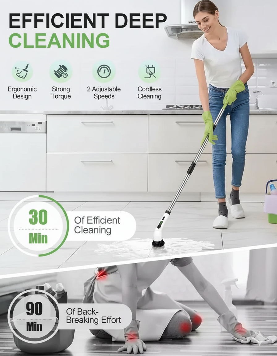 Cepillo de Limpieza Eléctrico 7 en 1