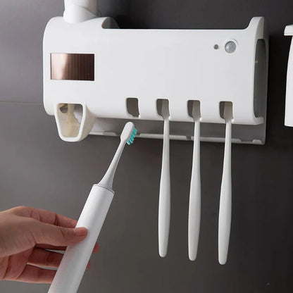 Porta Cepillo Dispensador De Crema Denta