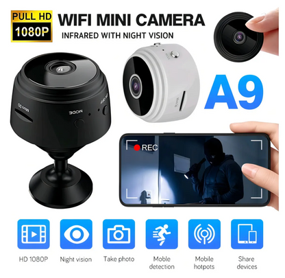 Mini Cámara Espía A9 1080p Wi-Fi