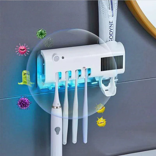 Porta Cepillo Dispensador De Crema Denta