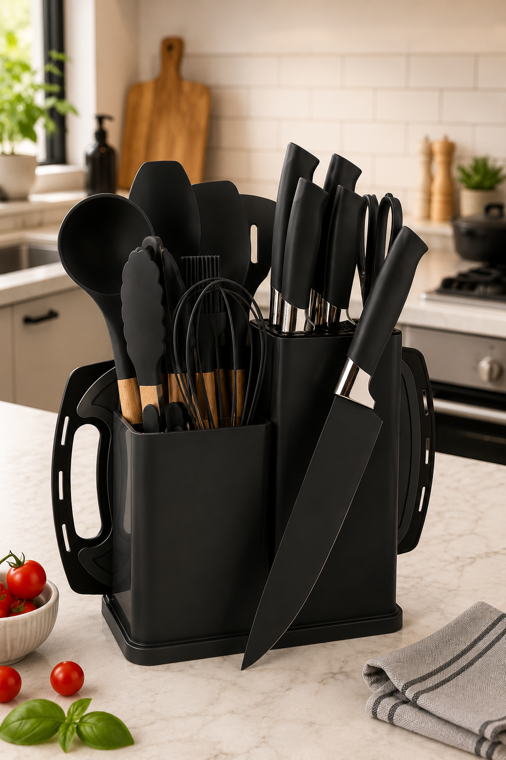 Set cucharones y accesorios cocina 19pz